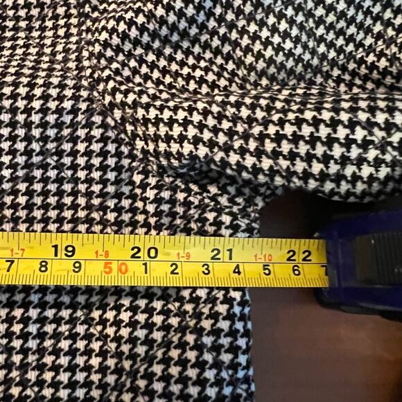 VTG Talbots quilted lined flannel Shacket Sz Small Petite houndstooth *tiny flaw - Picture 8 of 12